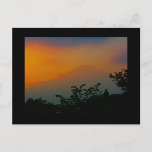 Fuji, japanische Postkarte (Vorderseite)