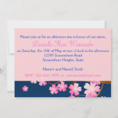 Fuji Kirry Blüten Frühling Japan Night Sakura Einladung (Rückseite)