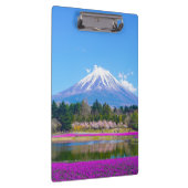 Fuji Lake Pink Blume Klemmbrett (Rechts)