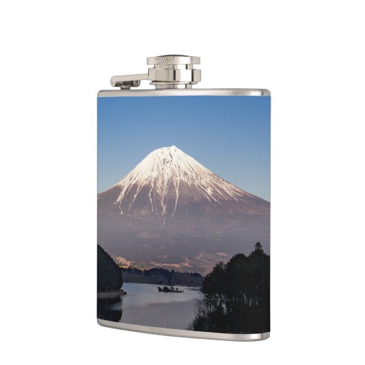 Fuji Lake Reflection Flachmann (Links)