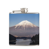 Fuji Lake Reflection Flachmann (Vorderseite)
