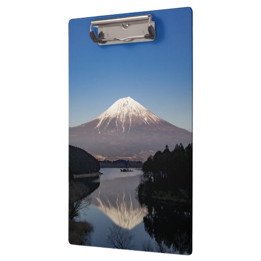 Fuji Lake Reflection Klemmbrett (Links)