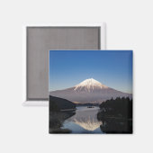 Fuji Lake Reflection Magnet (Vorderseite/Rückseite)