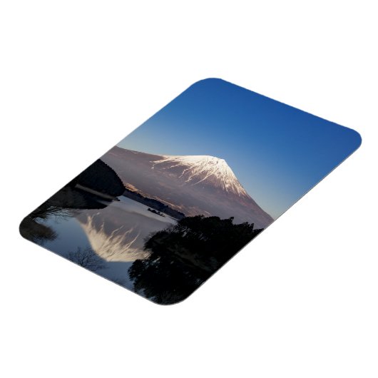 Fuji Lake Reflection Magnet (Linke Seite)