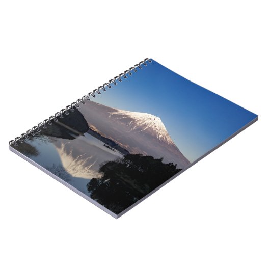 Fuji Lake Reflection Notizblock (Linke Seite)