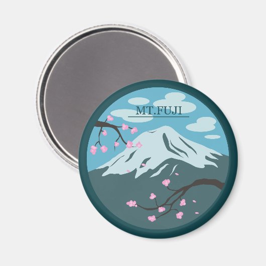 Fuji Magnet (Vorderseite/Rückseite)