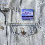 Fuji mit Lenticular Cloud, Motosu Lake, Button (Beispiel)