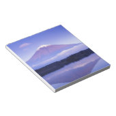 Fuji mit Lenticular Cloud, Motosu Lake Notizblock (angewinkelt)