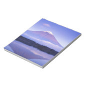 Fuji mit Lenticular Cloud, Motosu Lake Notizblock (Rotiert)