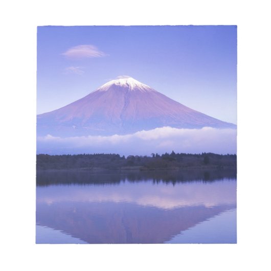 Fuji mit Lenticular Cloud, Motosu Lake Notizblock (Vorderseite)