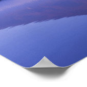 Fuji mit Lenticular Cloud, Motosu Lake Poster (Ecke)