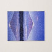 Fuji mit Lenticular Cloud, Motosu Lake, Puzzle (Horizontal)