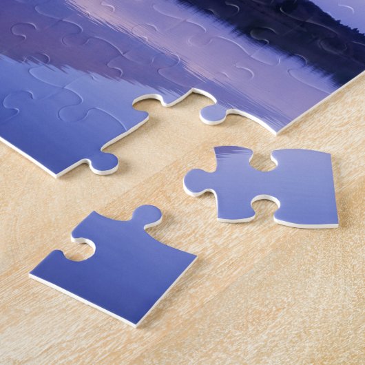 Fuji mit Lenticular Cloud, Motosu Lake, Puzzle (Seite)