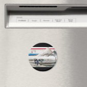 Fuji morgens, Japan etwa 1831-1834 Magnet (In Situ (Geschirrspüler))