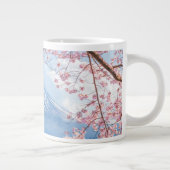 Fuji Mountain | Kawaguchiko-See | Frühjahr in Japa Jumbo-Tasse (Rechts)