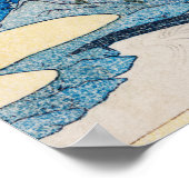 Fuji no Yukei von Kuniyoshi (1798-1861) Poster (Ecke)