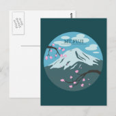 Fuji Postkarte (Vorne/Hinten)