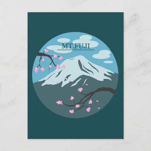 Fuji Postkarte (Vorderseite)