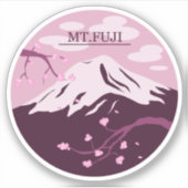 Fuji (rosa) aufkleber (Vorderseite)