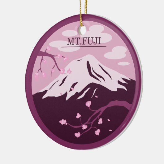 Fuji (rosa) keramik ornament (Links)