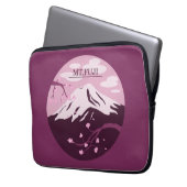 Fuji (rosa) laptopschutzhülle (Vorderseite Links)