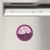 Fuji (rosa) magnet (In Situ (Geschirrspüler))