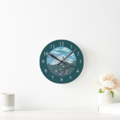 Fuji Runde Wanduhr (Zuhause)