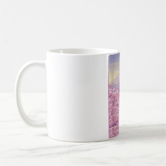 Fuji Sakura Tree Japanischer Kirschblossom Berg Kaffeetasse