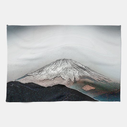 Fuji-San Geschirrtuch (Horizontal)
