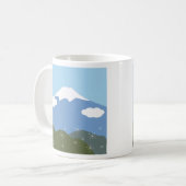 Fuji-san Kaffeetasse (Vorderseite Links)