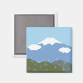 Fuji-san Magnet (Vorderseite/Rückseite)