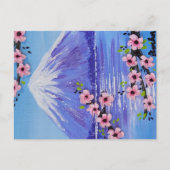 Fuji-san-Malerei nach Maß Postkarte (Vorderseite)