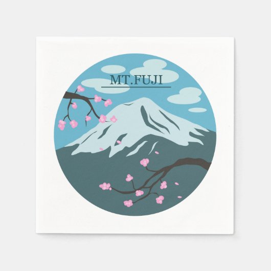 Fuji Serviette (Vorderseite)