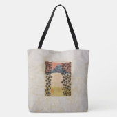 Fuji Sturdy Brushed Polyester Shoulder-Tasche Tasche (Rückseite)