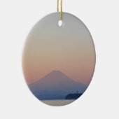 Fuji Sunset Keramikornament (Rechts)