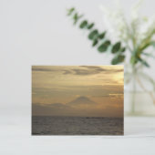 Fuji Sunset Postkarte (Stehend Vorderseite)