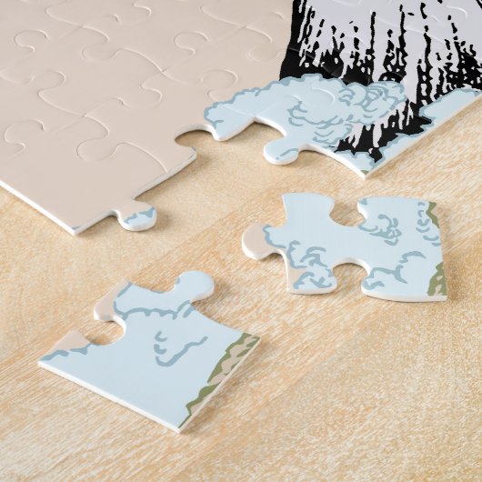 Fuji und Sakura: Foto Puzzle (Seite)