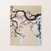 Fuji und Sakura: Foto Puzzle (Vertikal)