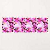 Fuji und Sakura Pink Yogamatte (Vorderseite (Horizontal))