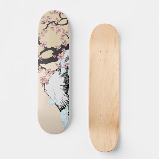 Fuji und Sakura: Skateboard (Vorderseite)