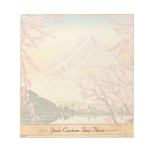 Fuji von Kawaguchi Okada Koichi Shin-Hanga Japan Notizblock