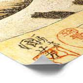 Fuji von Kuniyoshi Utagawa Poster (Ecke)