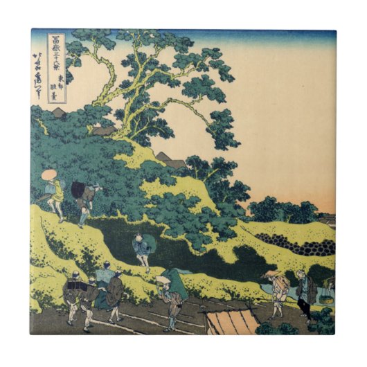 Fuji von Mishima-Durchlauf Fliese (Vorderseite)