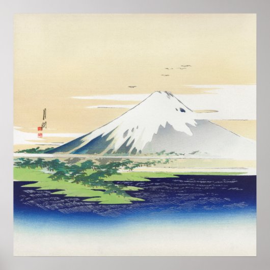 Fuji von Ogata Gekko (1900-1910) Poster (Vorne)