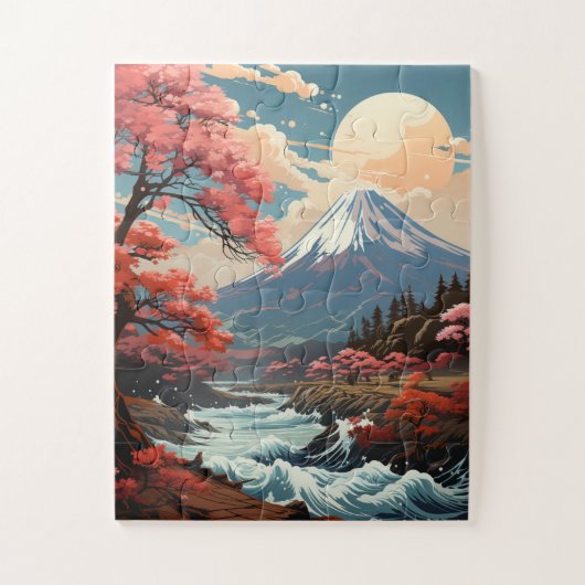 Fuji Zen Jigsaw Puzzle (Vertikal)