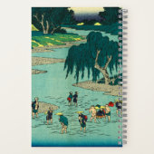 Fujieda, Japan: Vintager japanischer Holzblock Notizblock (Rückseite)