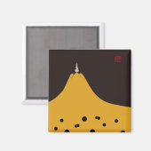 Fujigoshinkamonkurokirasya-Jinbaori Magnet (Vorderseite/Rückseite)