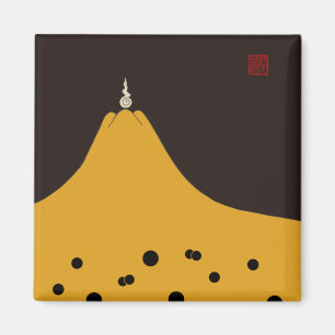 Fujigoshinkamonkurokirasya-Jinbaori Magnet