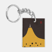 Fujigoshinkamonkurokirasya-Jinbaori Schlüsselanhänger (Vorderseite links)