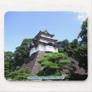 Fujimi-yagura, Kaiserpalast, Tokio, Japan Mousepad